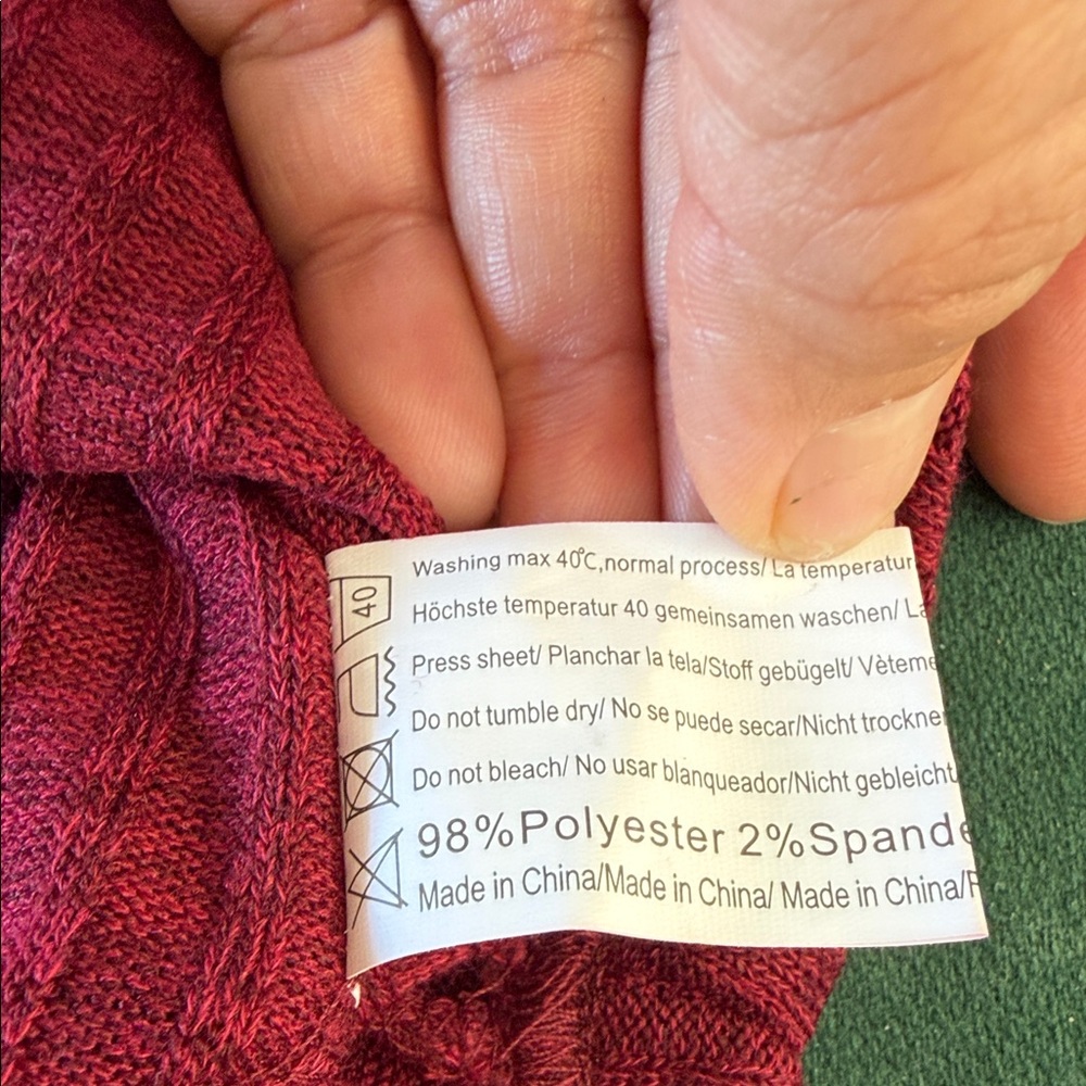 Zeagoo Women's Burgundy Maxi Dress. CAJA. # 1. C - Picture 10 of 10